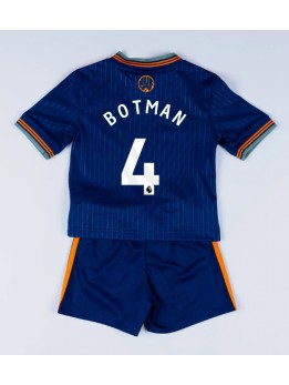 Billige Newcastle United Sven Botman #4 Tredjedraktsett Barn 2025-26 Kortermet (+ Korte bukser)